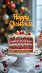 Happy Christmas cake 