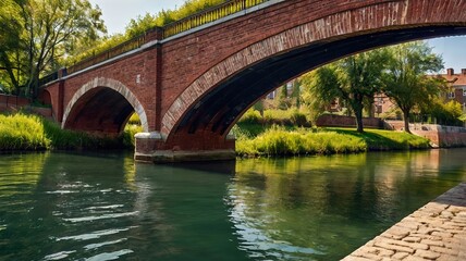 Fototapeta premium bridge over the river