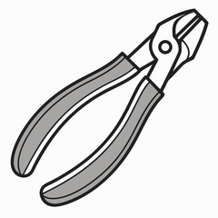 Clean nail cutter illustration on a white background