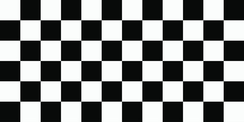 Fototapeta premium Racing stripes and checkered flags vector set. Dynamic black shapes for speed, automotive graphics, car decals, motorsport branding, and motion design themes. Vector