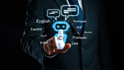 Global communication with multiple languages, digital translation tools, multilingual technology, cross-cultural communication, and virtual language learning environments. Elide