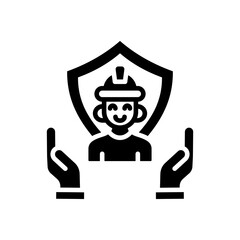 Safety Measures glyph icon
