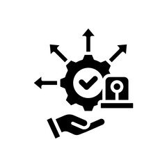 Emergency Response glyph icon