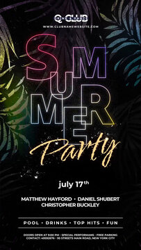 Animated Nightclub Flyer Template