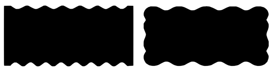 Obraz premium Silhouettes of a Woman and a Man, Elegant Figures in Black