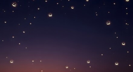 Falling raindrops at twilight, illuminated against a dark, purplish-blue sky.