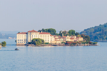 Borromean island isola bella on Lake Maggiore italy