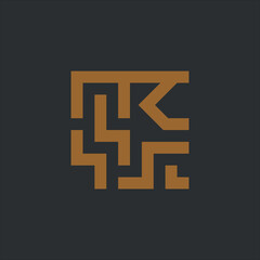 Abstract vector shape design