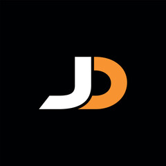 JD logo design vector