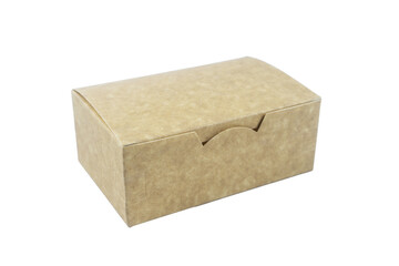 cardboard box isolated on white
