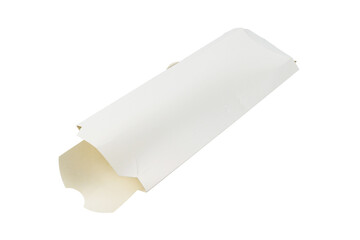 torn paper with blank label