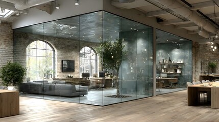 Obraz premium modern office interior