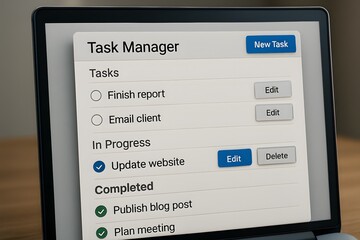 Task Manager Dashboard for Project Workflow