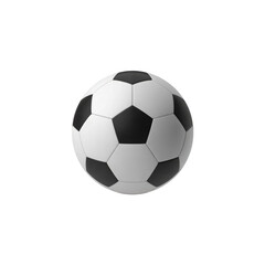 Obraz premium 3d rendered illustration of a soccer ball isolated on transparent background