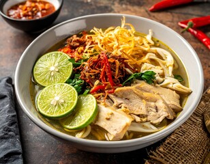 indonesian food, soto .