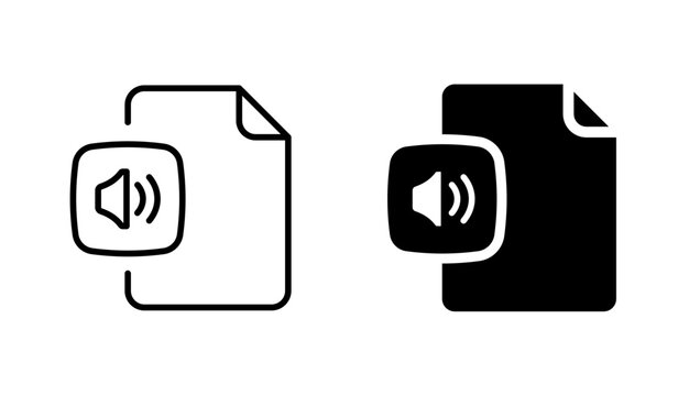 Audio file icon