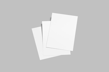 elegant Letter head blank mockup