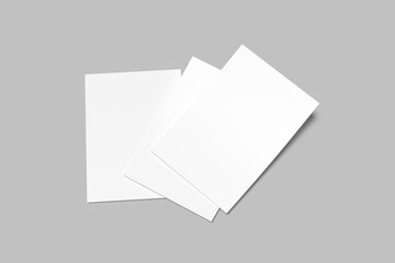 elegant Letter head blank mockup