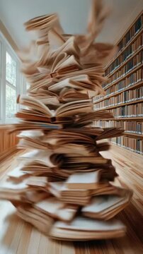 Reading moment image: Book array shows thematic range, narrative power, fiction magic, nonfiction fact, cultural wisdom, poetic depth, intellectual growth, imagination boost, literary gift reader