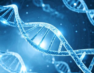 DNA Helix Structure Genetic Science Medical Research Concept