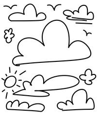 illustration of clouds