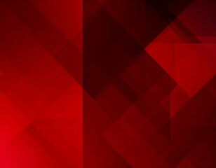 Red Geometric Abstract Background.