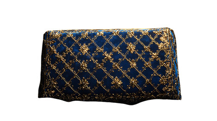 blue clutch