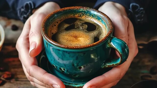 coffee beans and a cup of coffee. Selective focus. nature.