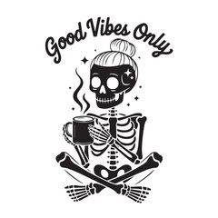 halloween skull   T-shirt