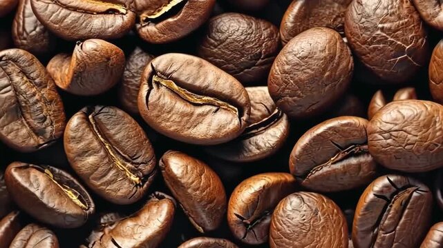 coffee beans and a cup of coffee. Selective focus. nature.