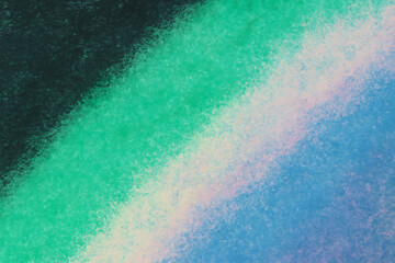 Abstract diagonal gradient of green white and blue hues
