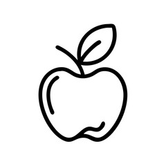 Apple Icon Flat Graphic Design and vector