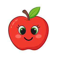 Obraz premium apple outline coloring book page line art illustration digital drawing, apple line art icon for apps and websites, apple silhouette vector illustration