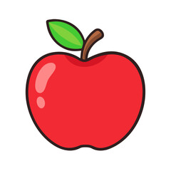 apple outline coloring book page line art illustration digital drawing, apple line art icon for apps and websites, apple silhouette vector illustration