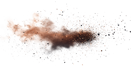 Cinematic Particles Titles isolated on transparent background