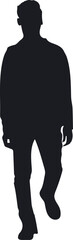 silhouette male figure vector design