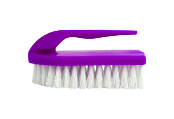colorful scrub brushes for cleaning tasks isolated on transparent background