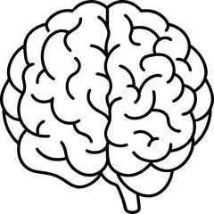 human brain vector illustration