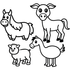 farm animals collection