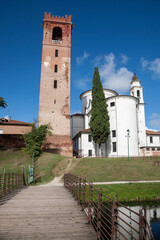 Tower and cathedral, Castelfranco Veneto, Italy