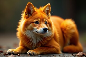 Intricate, densely packed orange fur; visible hairs & subtle shadows , texture, wildlife texture