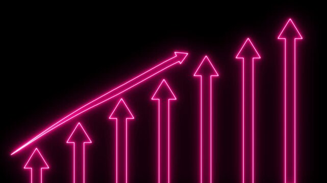 downward trend chart with tall vertical arrows symbolizing economic loss, financial crisis, market downturn, poor performance, decreasing growth, business decline, unstable conditions.