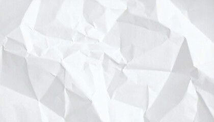 Obraz premium White Folded and Wrinkled Paper Texture Background, High-Resolution Creased Paper Design, Crumpled Paper Surface, Vintage Wrinkle Texture, Blank Paper Backdrop for Graphic Design and Creative Projects