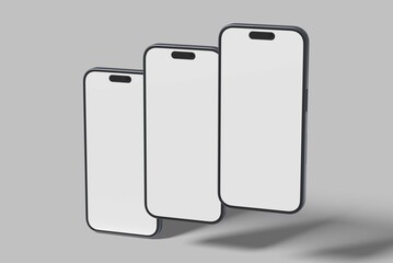 Phone Screen Mockup Design Blank