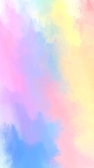 Soft pastel cloudscape