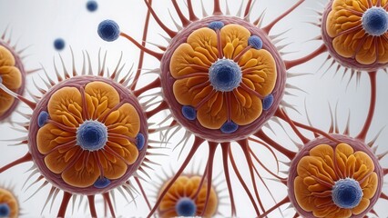Clostridioides difficile spore formation: endospore developing inside mother cell, visible cortex and coat layers, phase contrast microscopy style