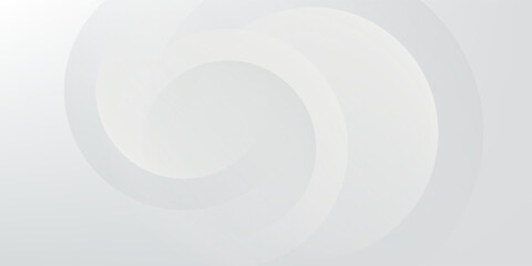 White geometric abstract background overlap layer on bright space with lines effect decoration. Modern graphic design element circles style concept for