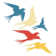 Obraz premium vector illustration of a bird