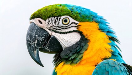 Fototapeta premium Close-up of a vibrant macaw