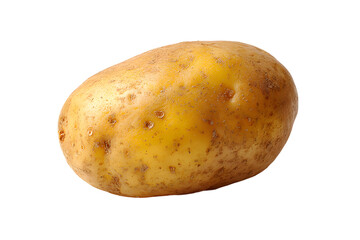 Fresh potato isolated on transparent background